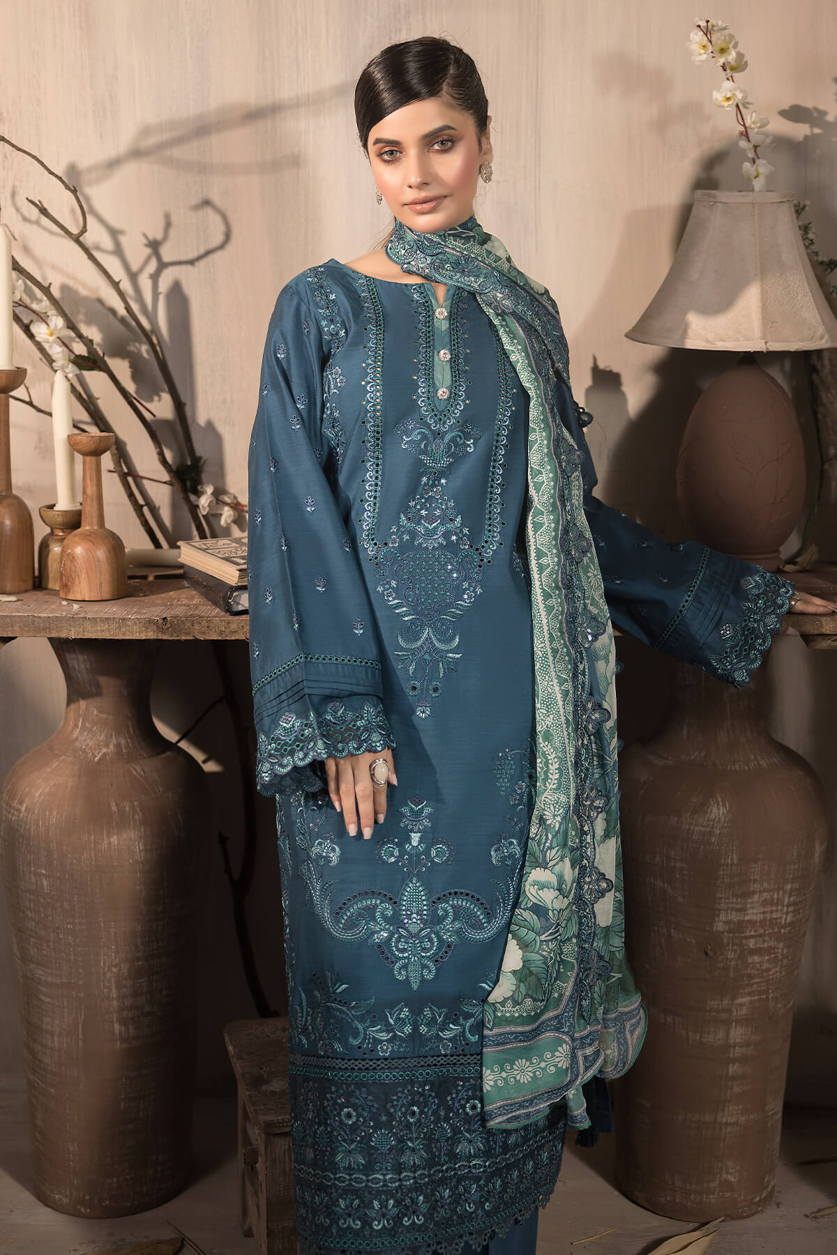 Imrozia Premium | Sehar Winter Collection | I.P-76 Malhaar - Official Imrozia Premium stockist in UK - Sakeena London