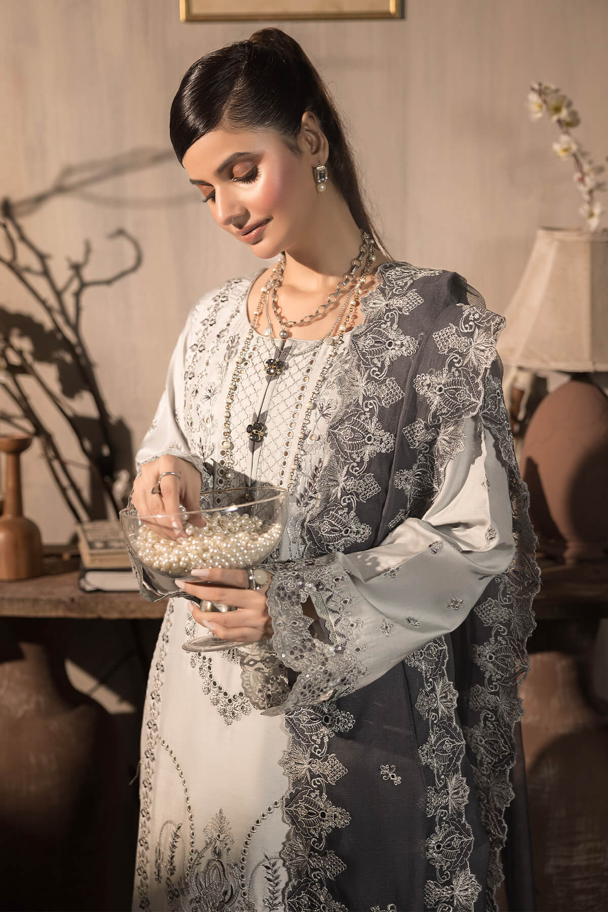 Imrozia Premium | Sehar Winter Collection | I.P-77 Murjan - Official Imrozia Premium stockist in UK - Sakeena London