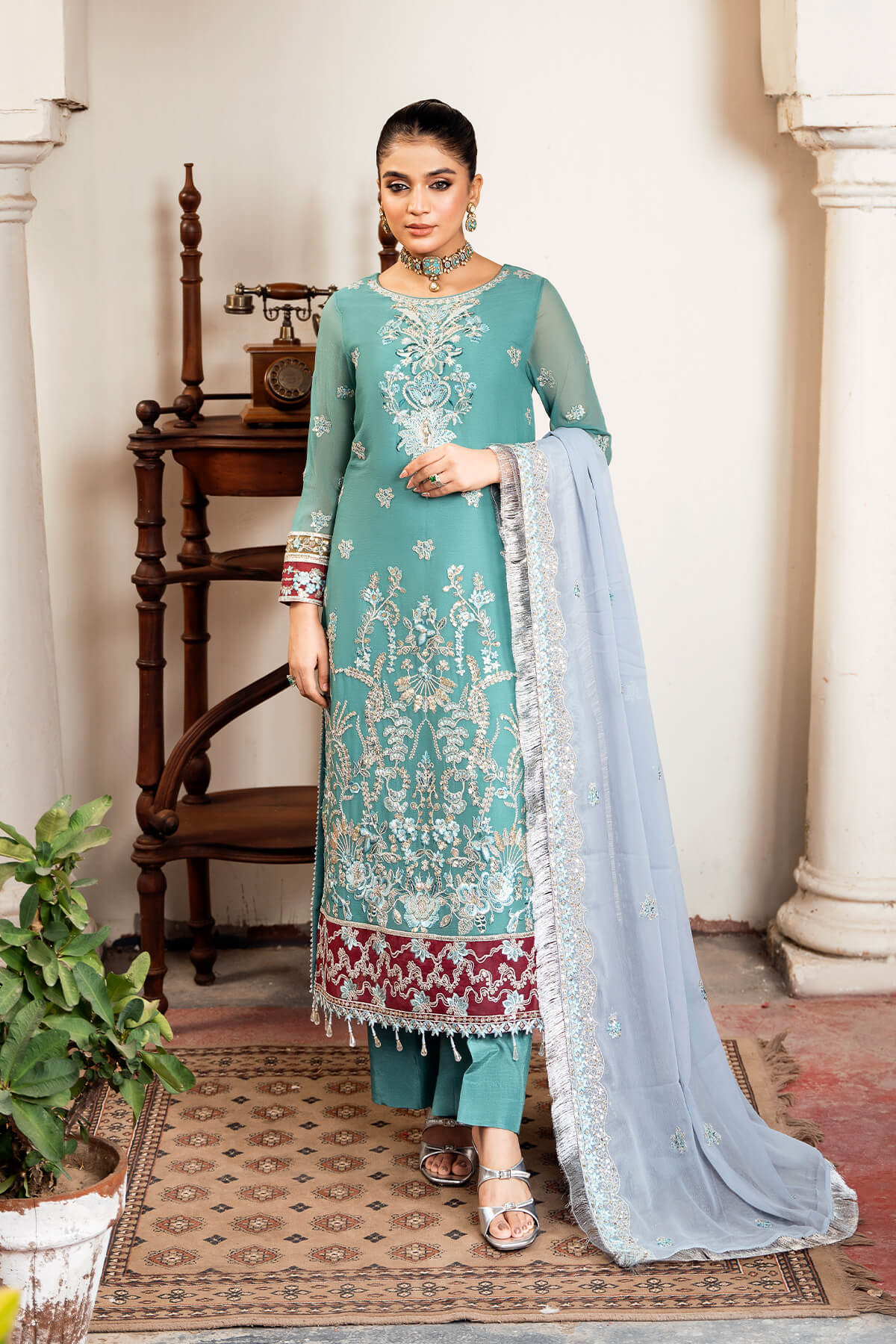 Imrozia Premium | Sitarah Luxury Chiffon 24 | I-211 Nikhat - Official Imrozia Premium stockist in UK - Sakeena London