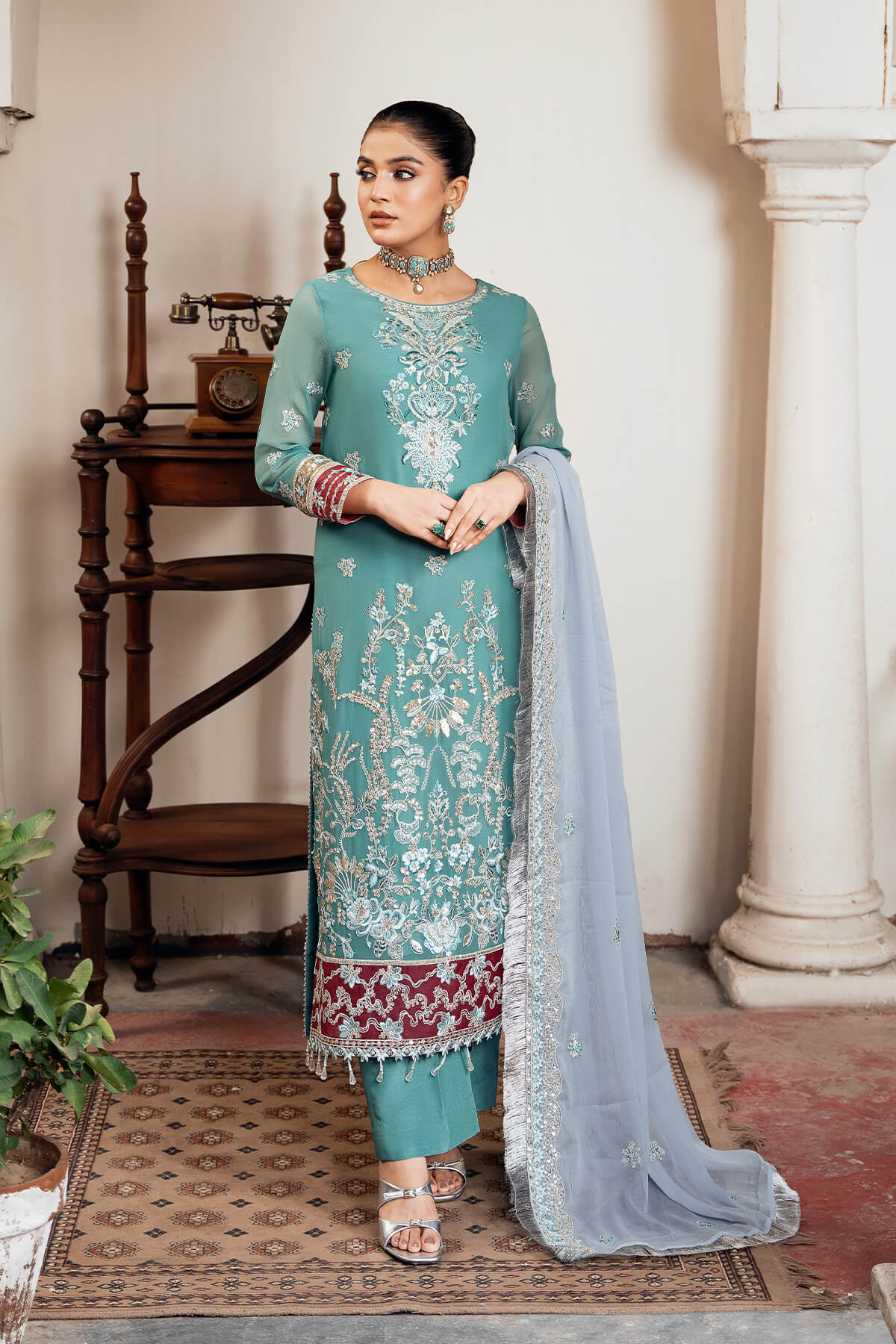 Imrozia Premium | Sitarah Luxury Chiffon 24 | I-211 Nikhat - Official Imrozia Premium stockist in UK - Sakeena London