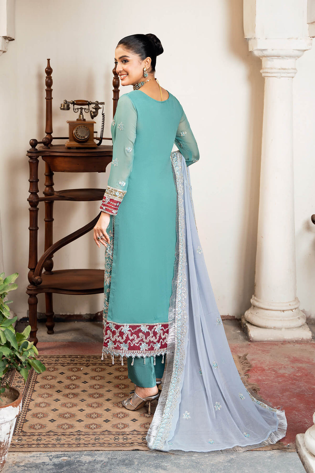 Imrozia Premium | Sitarah Luxury Chiffon 24 | I-211 Nikhat - Official Imrozia Premium stockist in UK - Sakeena London