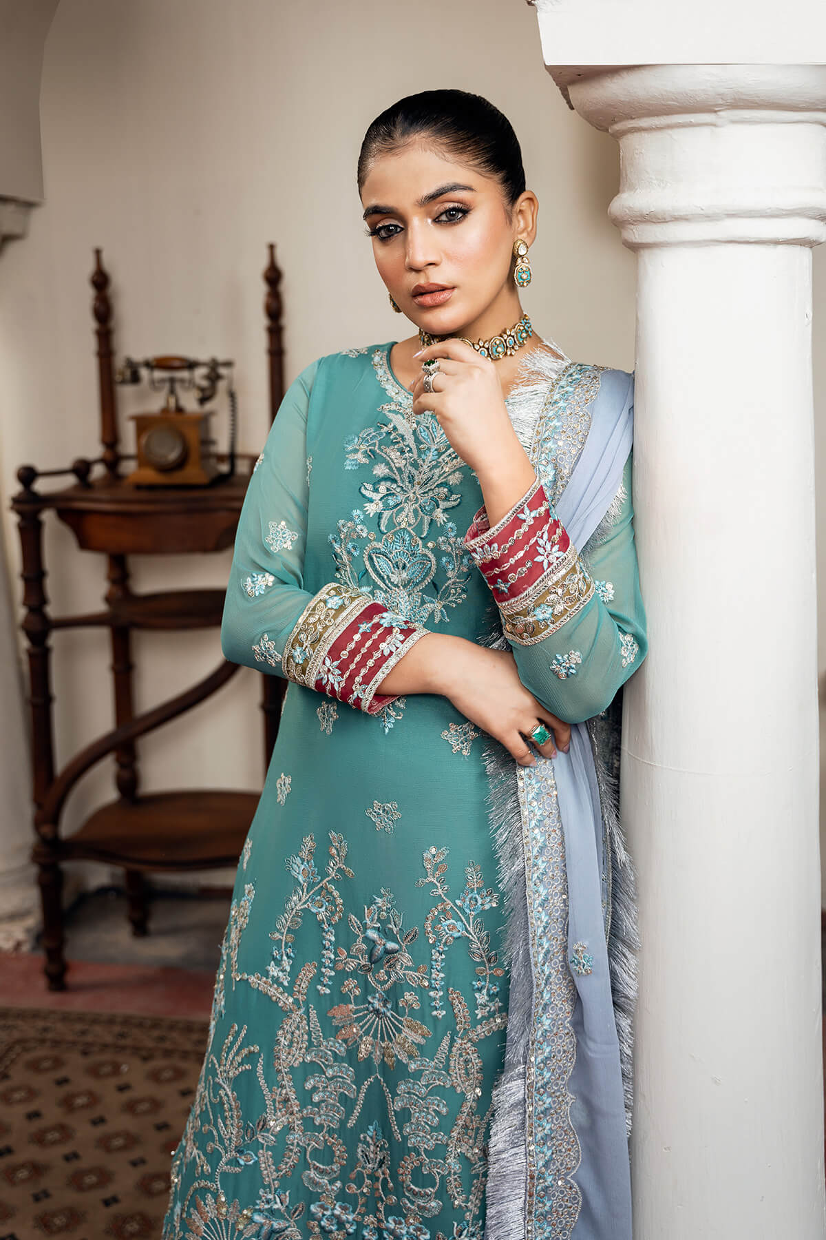 Imrozia Premium | Sitarah Luxury Chiffon 24 | I-211 Nikhat - Official Imrozia Premium stockist in UK - Sakeena London