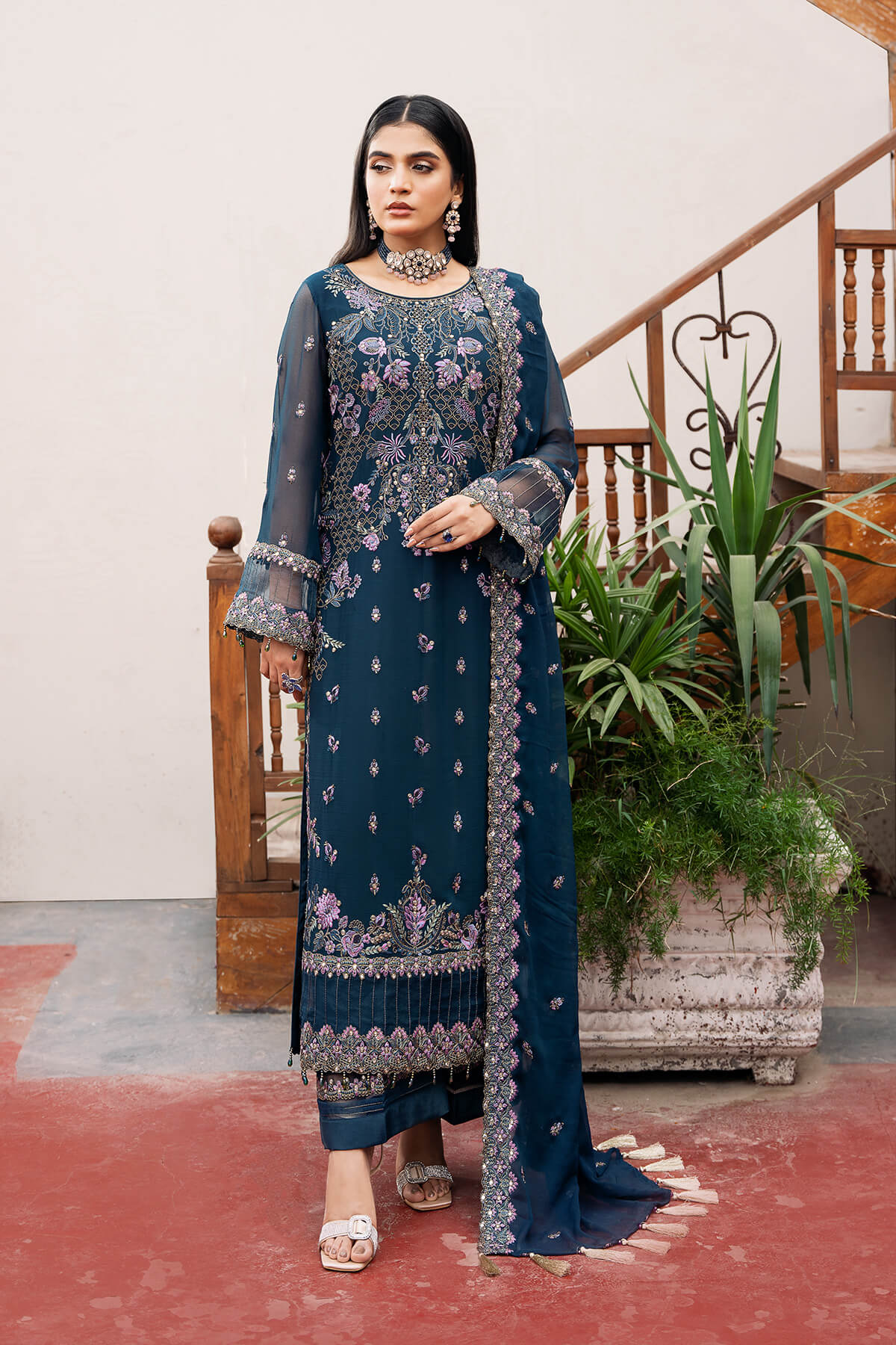 Imrozia Premium | Sitarah Luxury Chiffon 24 | I-212 Chamak - Official Imrozia Premium stockist in UK - Sakeena London