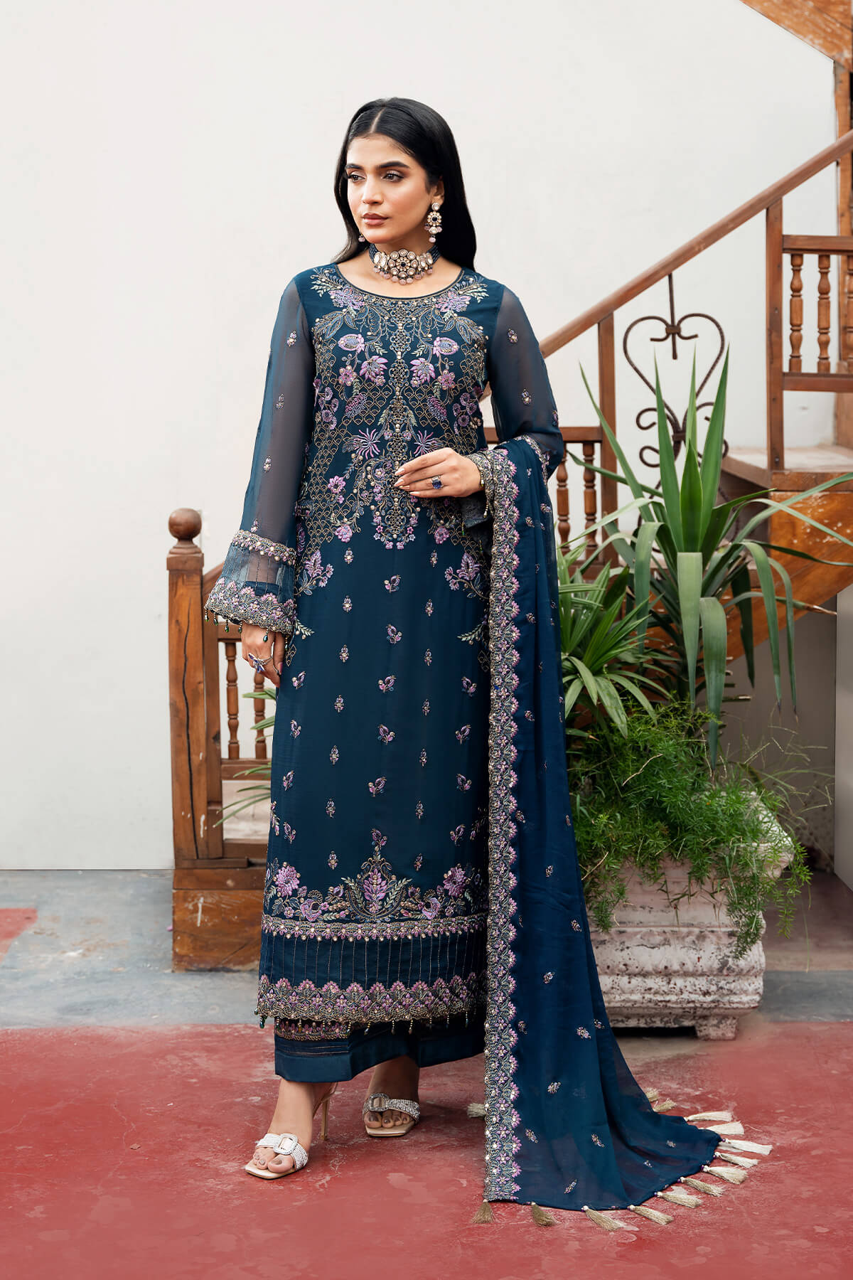 Imrozia Premium | Sitarah Luxury Chiffon 24 | I-212 Chamak - Official Imrozia Premium stockist in UK - Sakeena London
