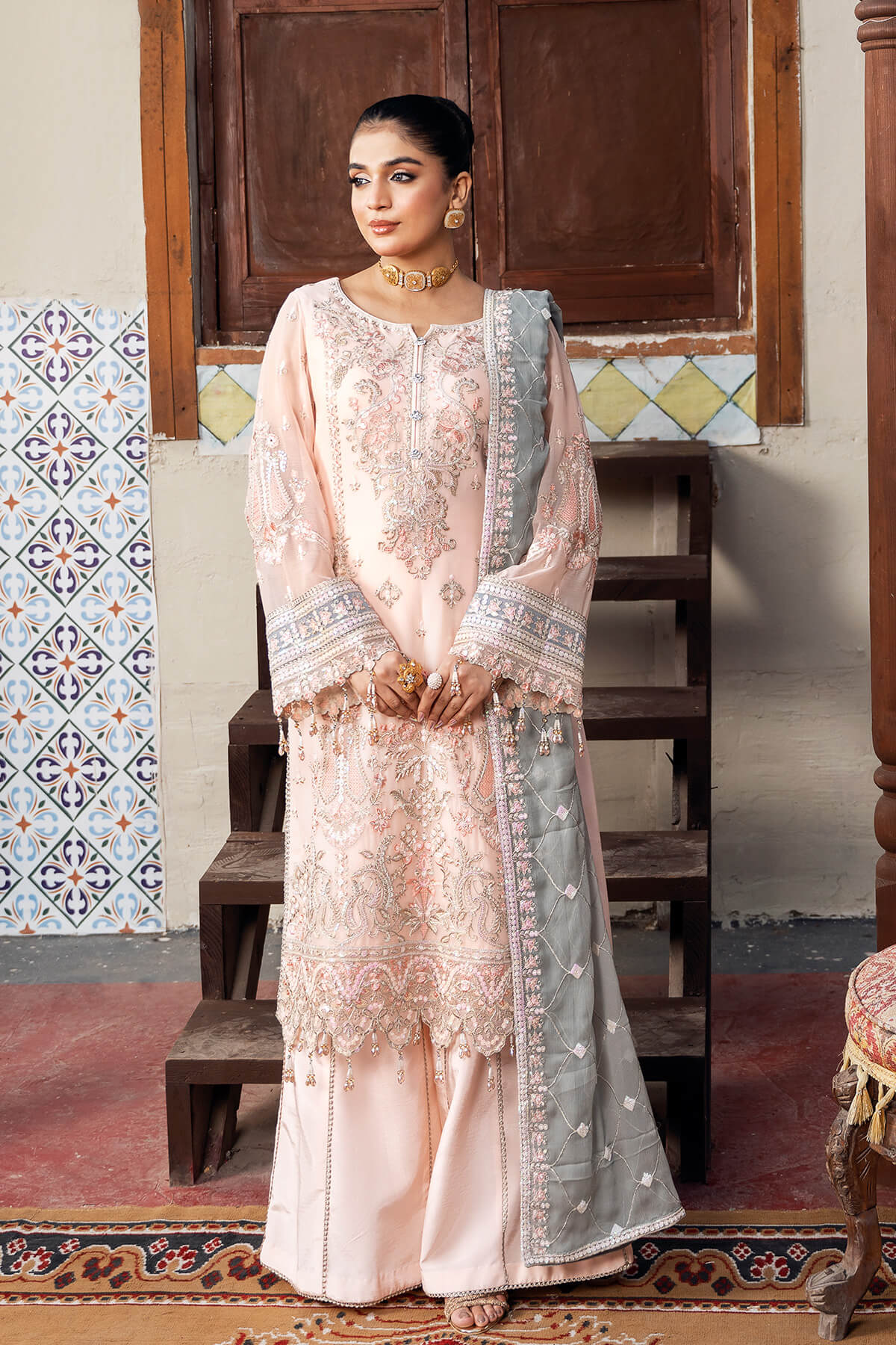 Imrozia Premium | Sitarah Luxury Chiffon 24 | I-213 Roshnayi - Official Imrozia Premium stockist in UK - Sakeena London