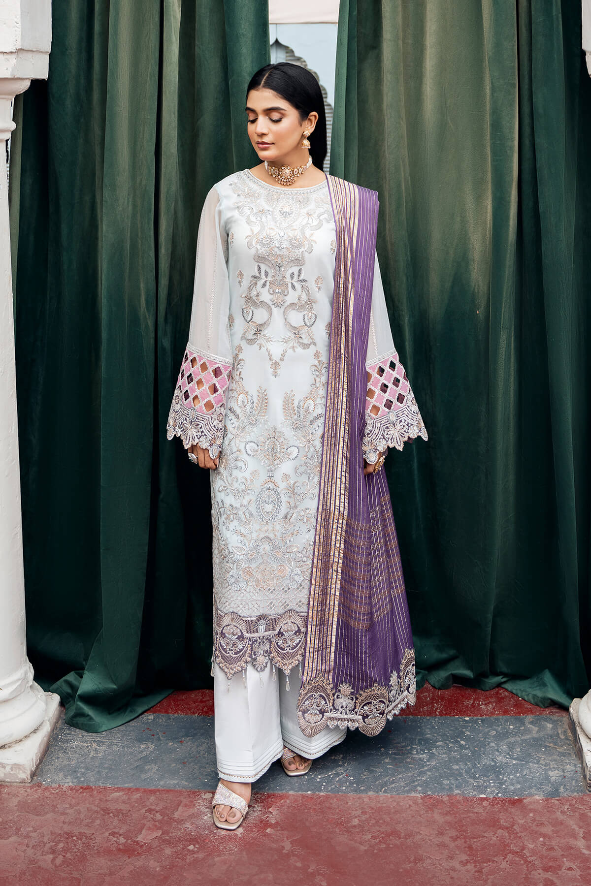 Imrozia Premium | Sitarah Luxury Chiffon 24 | I-215 Zia - Official Imrozia Premium stockist in UK - Sakeena London