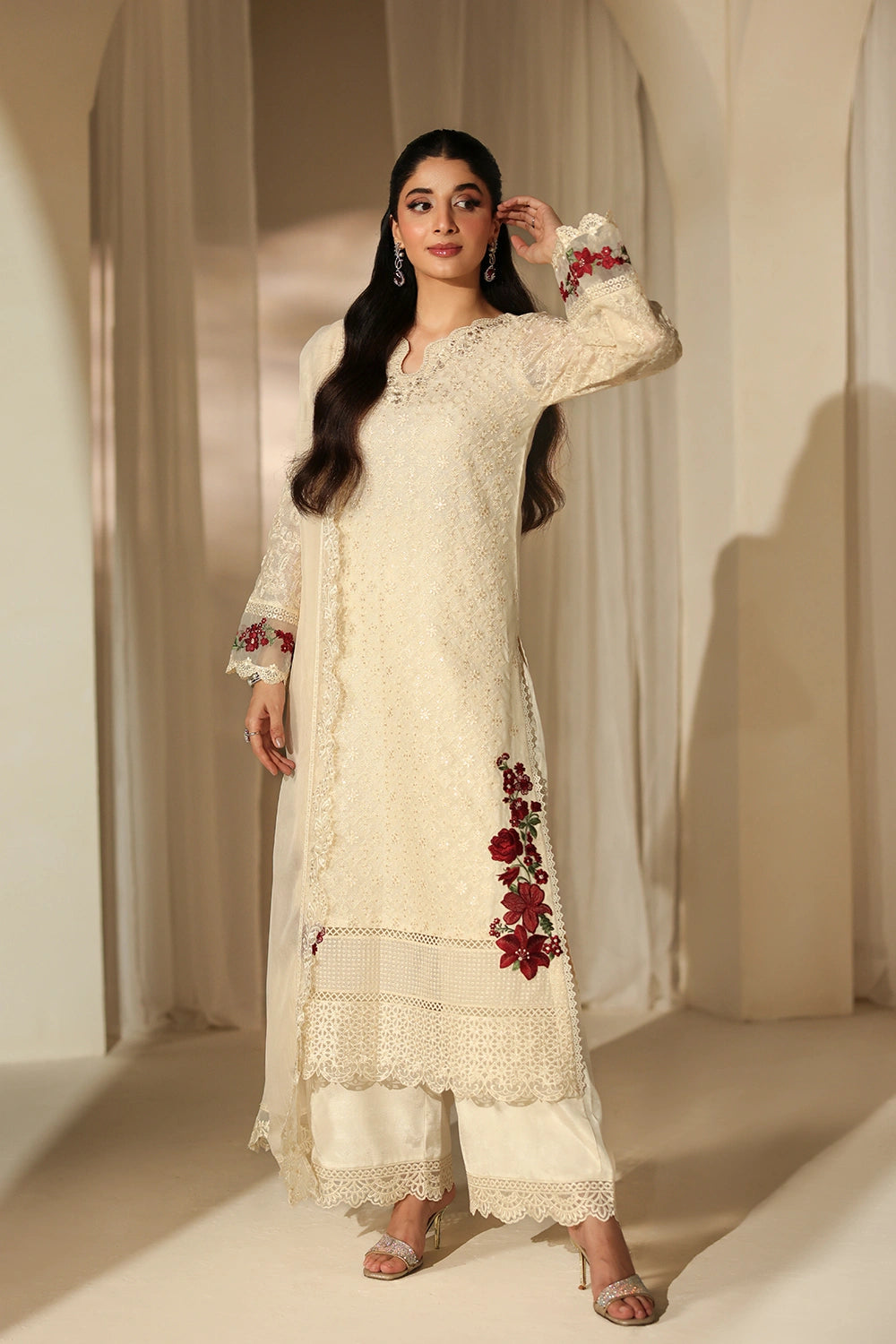 Azure | Azure Luxe | Ivory Flora - Official Azure stockist in UK - Sakeena London