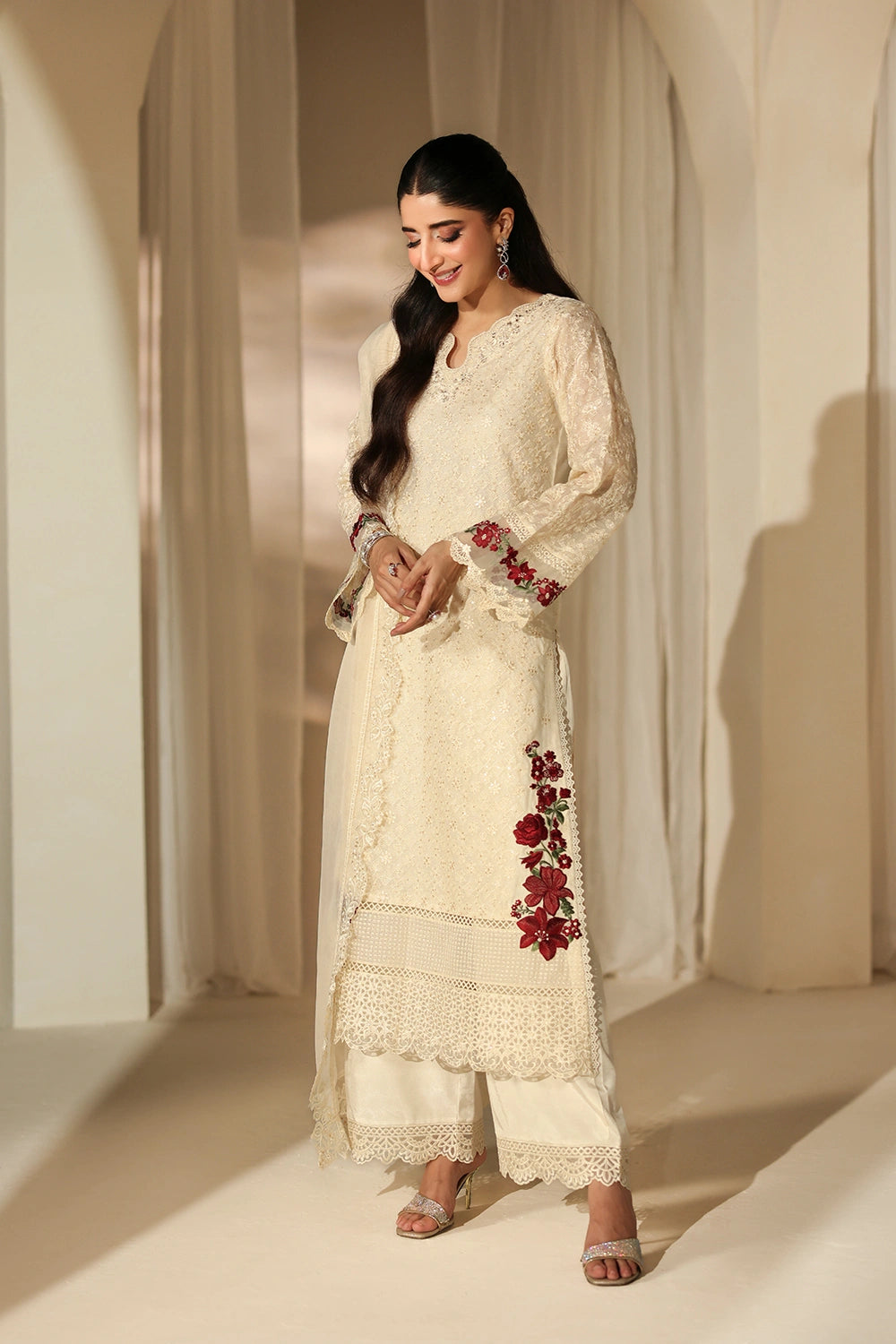Azure | Azure Luxe | Ivory Flora - Official Azure stockist in UK - Sakeena London