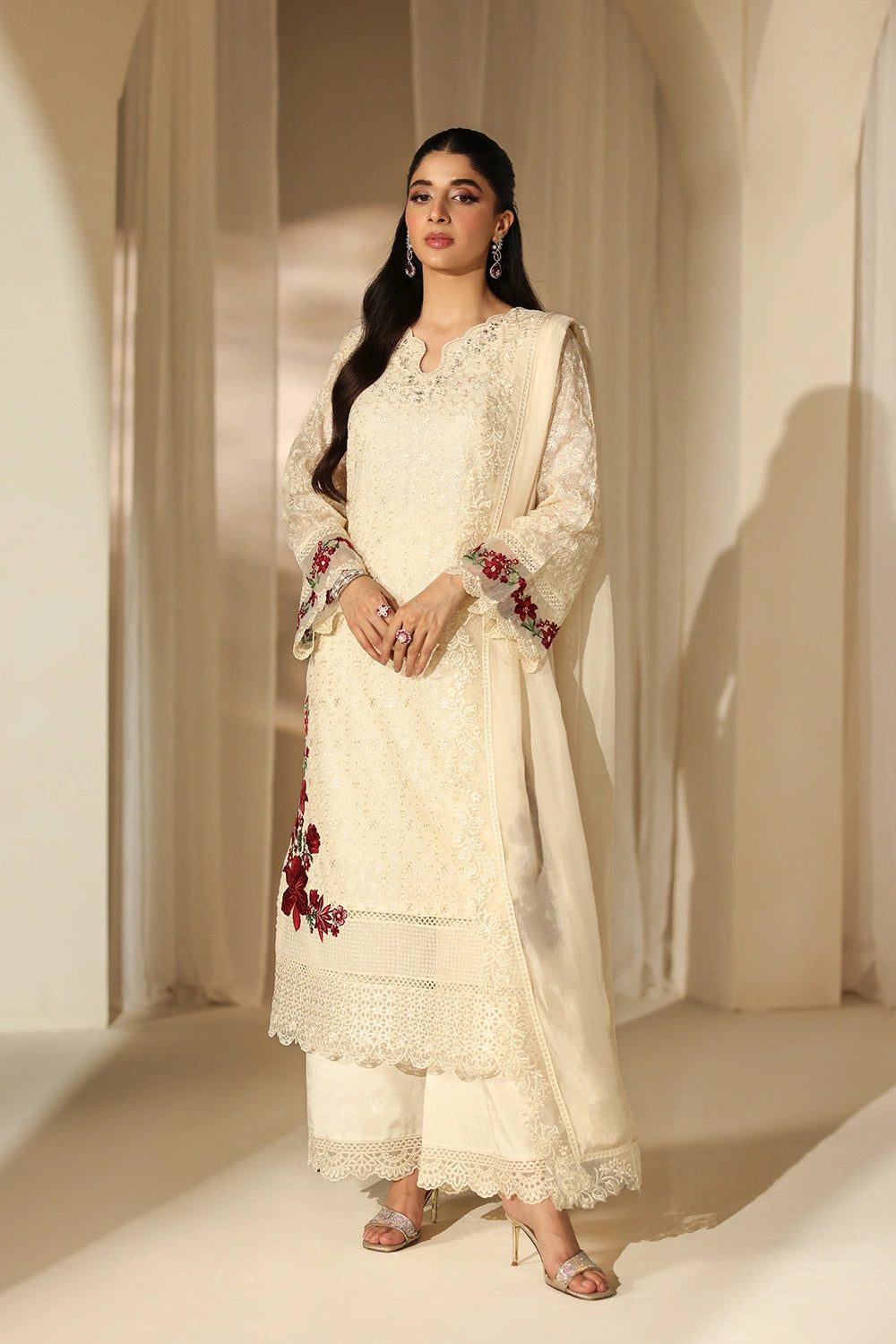 Azure | Azure Luxe | Ivory Flora - Official Azure stockist in UK - Sakeena London