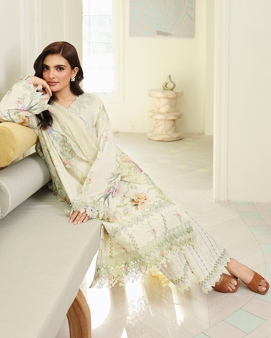 Roheenaz | Petals in Print | Ivory Sonata