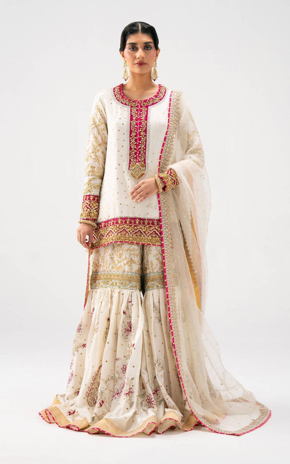 Asifa and Nabeel | Lyle Luxury Formals 25 | Ivory Radiance - Official Asifa and Nabeel stockist in UK - Sakeena London