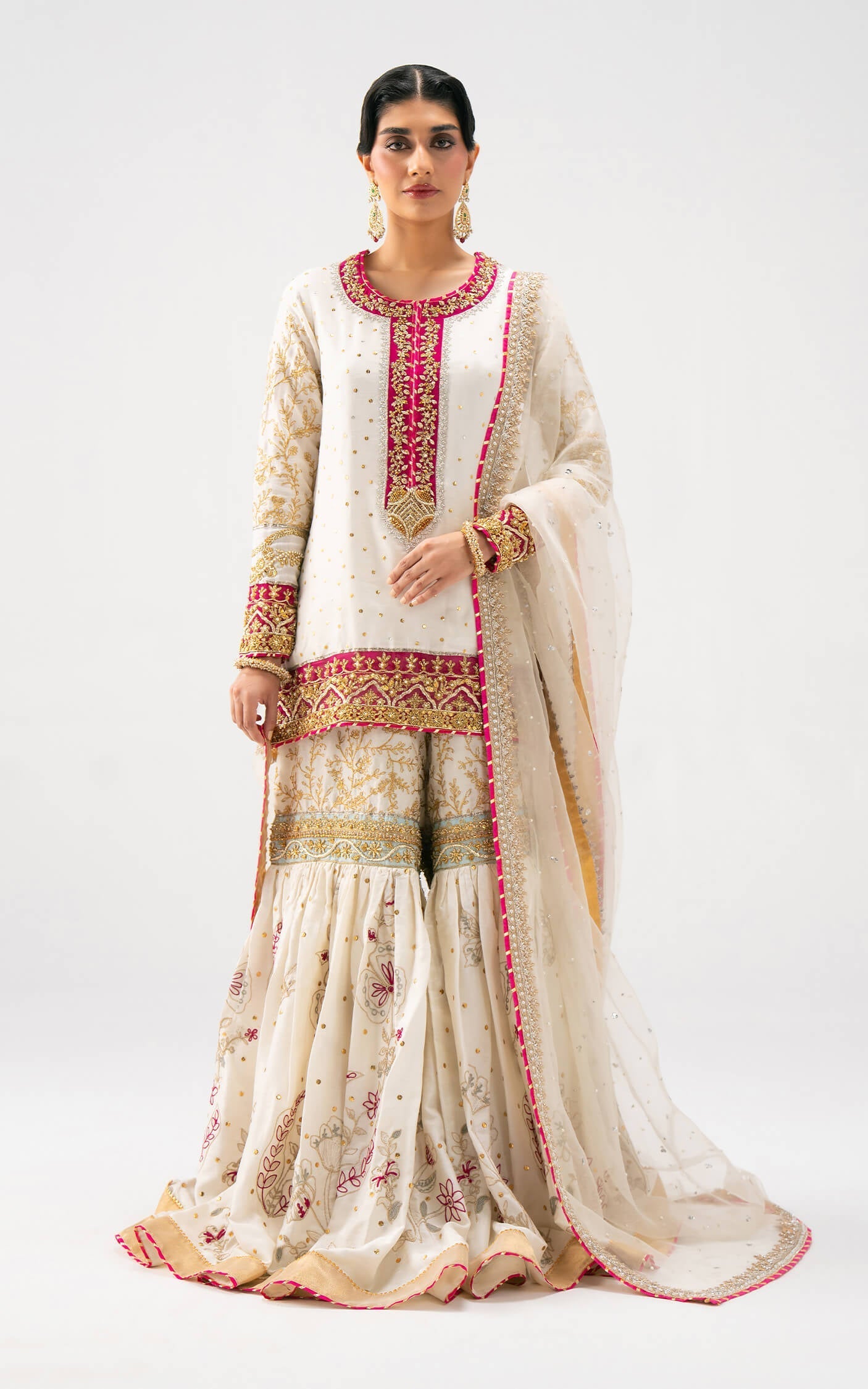 Asifa and Nabeel | Lyle Luxury Formals 25 | Ivory Radiance - Official Asifa and Nabeel stockist in UK - Sakeena London