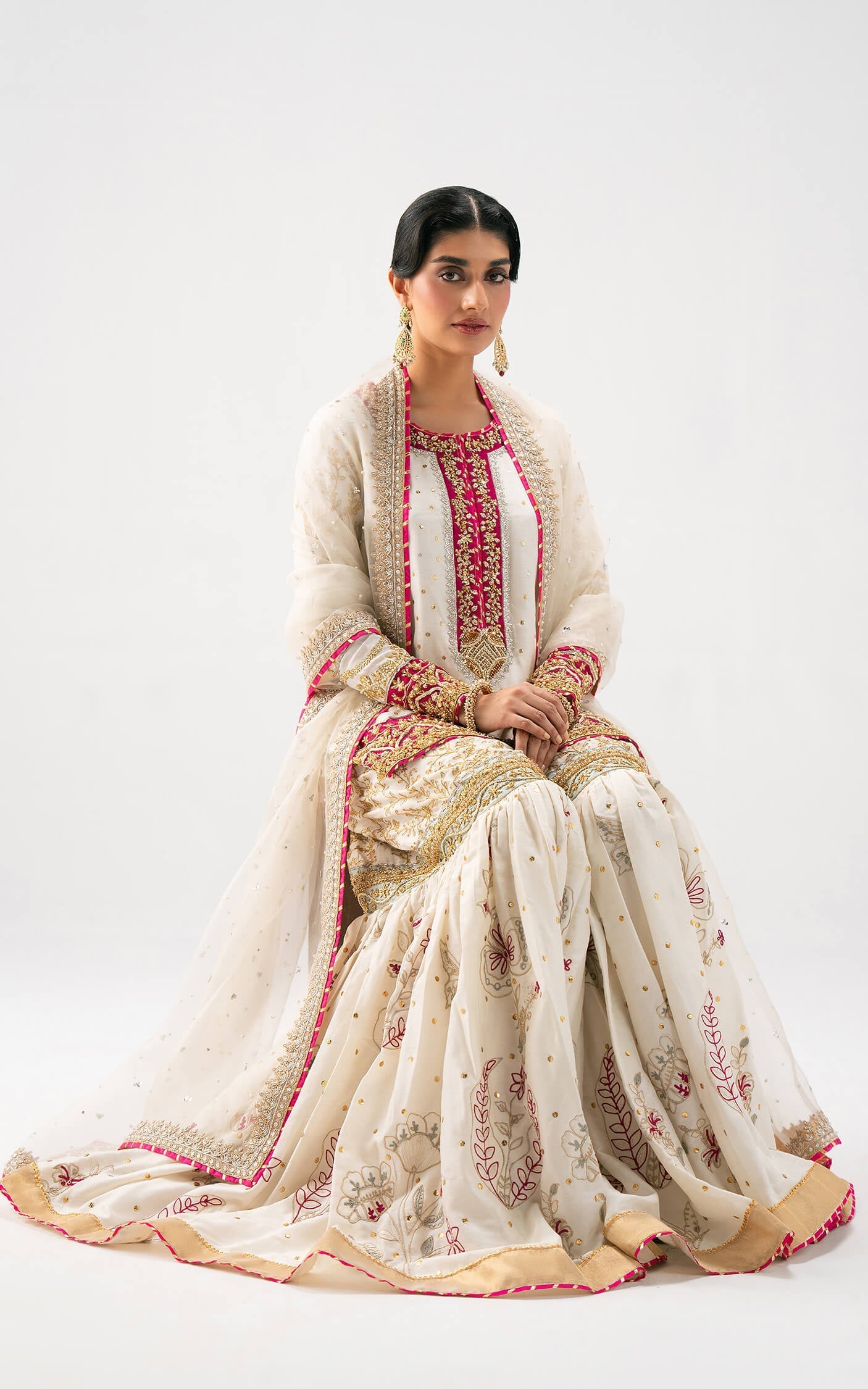 Asifa and Nabeel | Lyle Luxury Formals 25 | Ivory Radiance - Official Asifa and Nabeel stockist in UK - Sakeena London