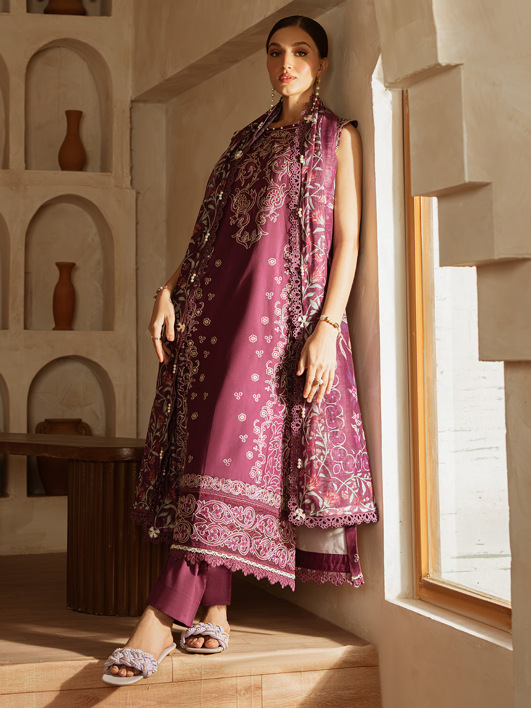 Mahnur | Florence Luxury Lawn 25 | IZNA - Official Mahnur stockist in UK - Sakeena London