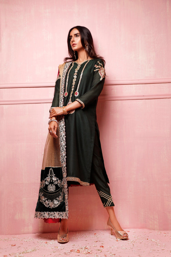 Wahajmkhan | Festive Fiesta Formals | THE JADE AFFAIR - Official Wahaj M.Khan stockist in UK - Sakeena London