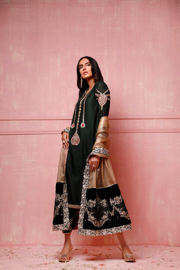 Wahajmkhan | Festive Fiesta Formals | THE JADE AFFAIR - Official Wahaj M.Khan stockist in UK - Sakeena London