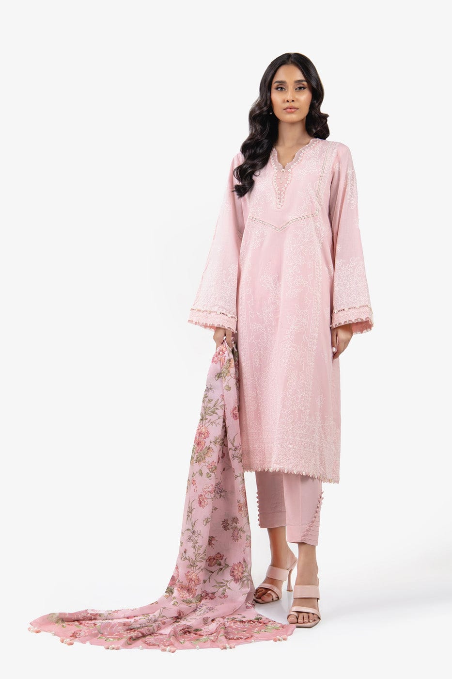 Alkaram | Puff Capsule | JC-01-24-Powder Pink - Official Alkaram stockist in UK - Sakeena London
