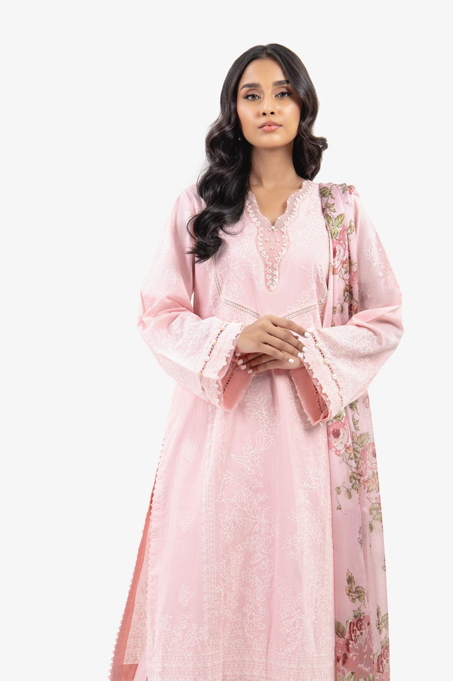 Alkaram | Puff Capsule | JC-01-24-Powder Pink - Official Alkaram stockist in UK - Sakeena London