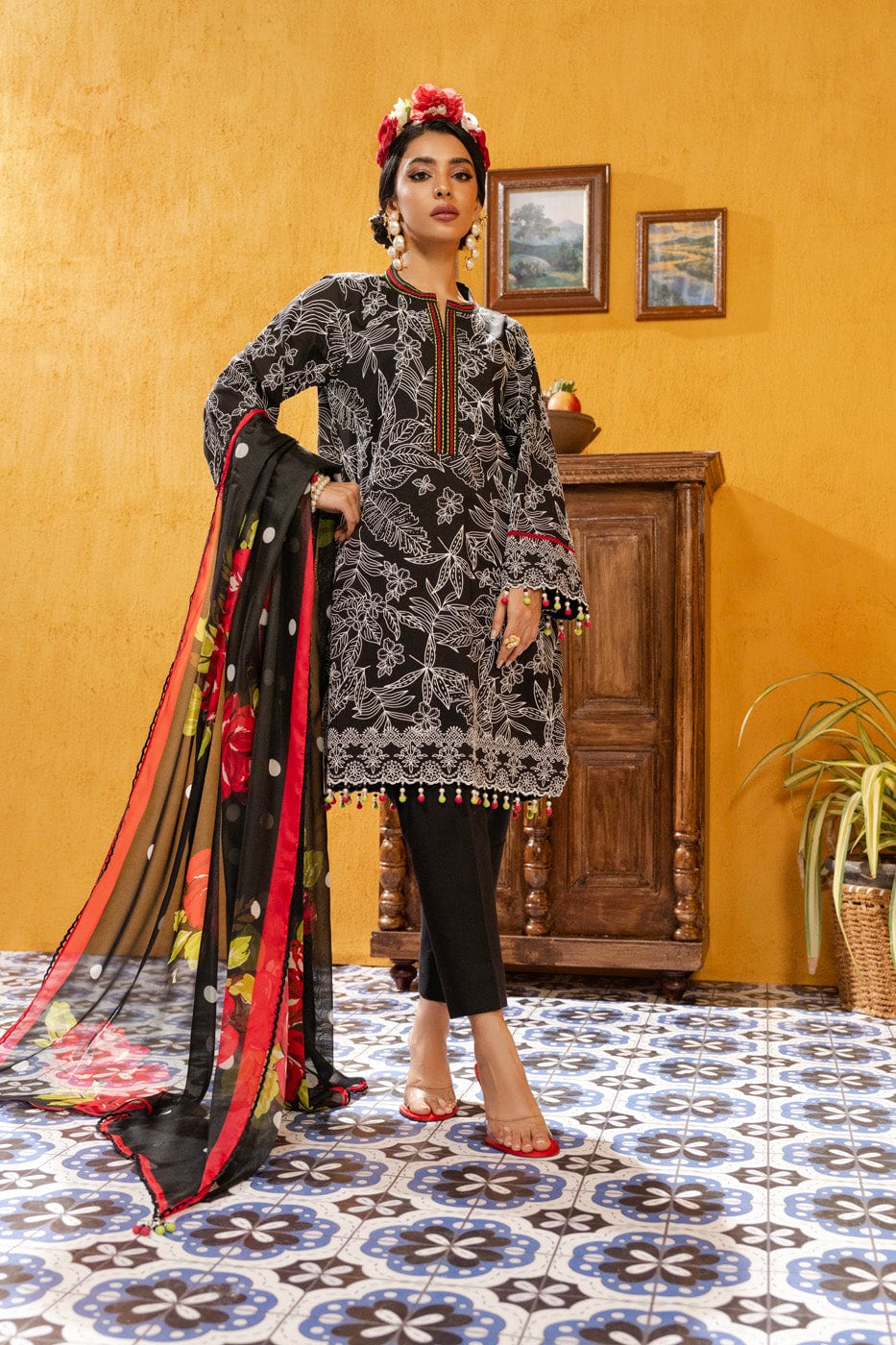 Alkaram | Puff Capsule | JC-02-24-Black - Official Alkaram stockist in UK - Sakeena London