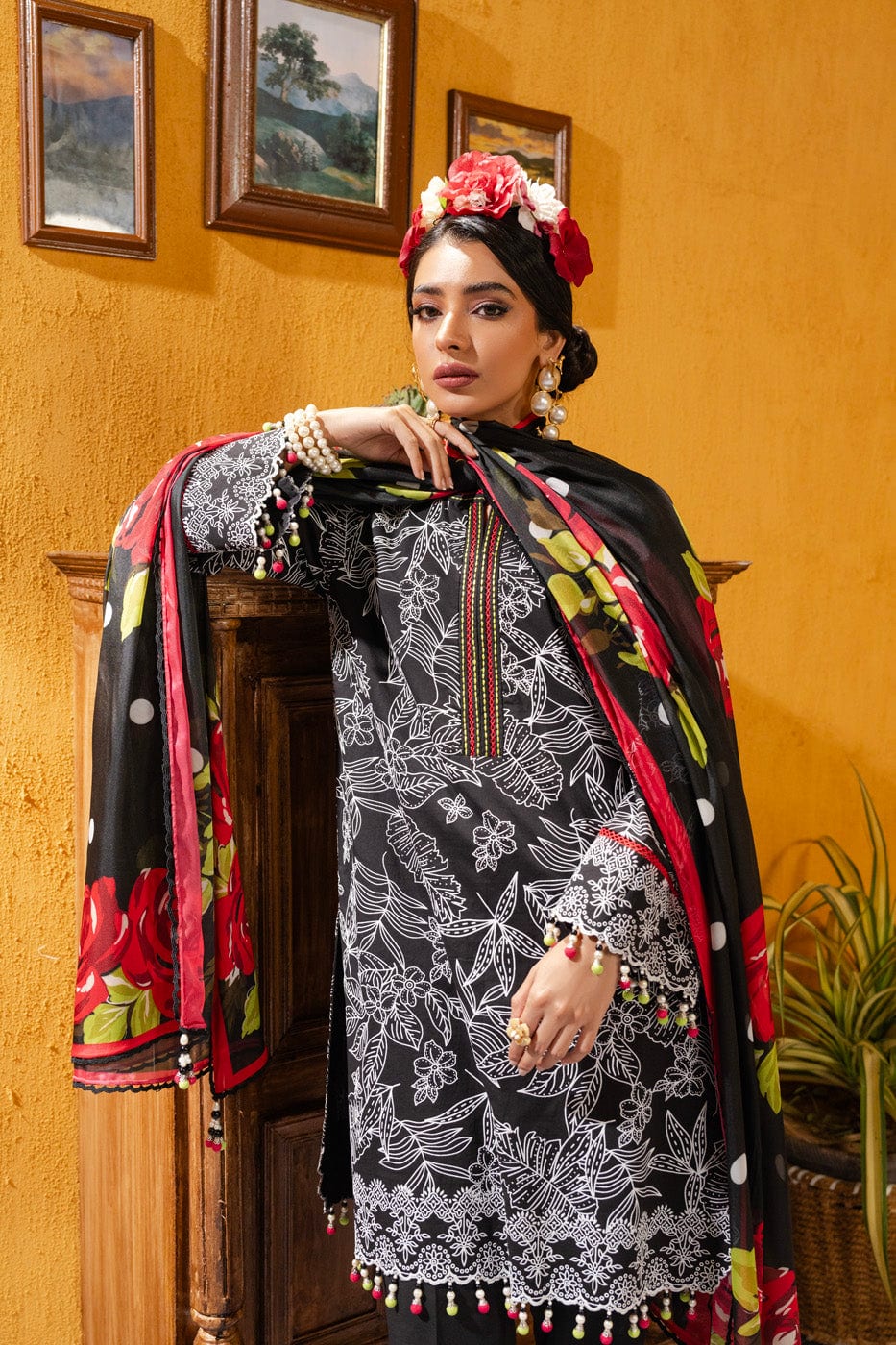 Alkaram | Puff Capsule | JC-02-24-Black - Official Alkaram stockist in UK - Sakeena London