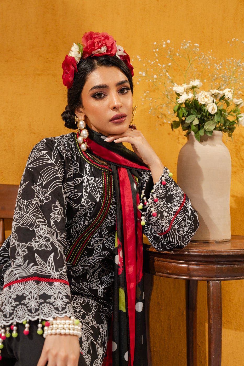 Alkaram | Puff Capsule | JC-02-24-Black - Official Alkaram stockist in UK - Sakeena London
