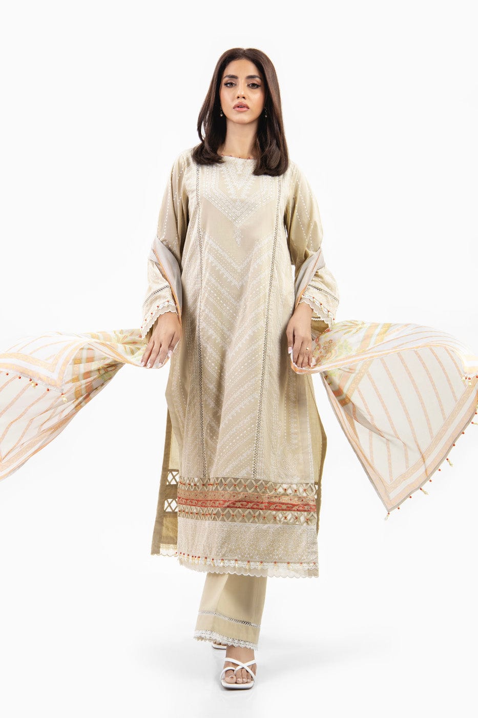 Alkaram | Puff Capsule | JC-04-24-Sand - Official Alkaram stockist in UK - Sakeena London