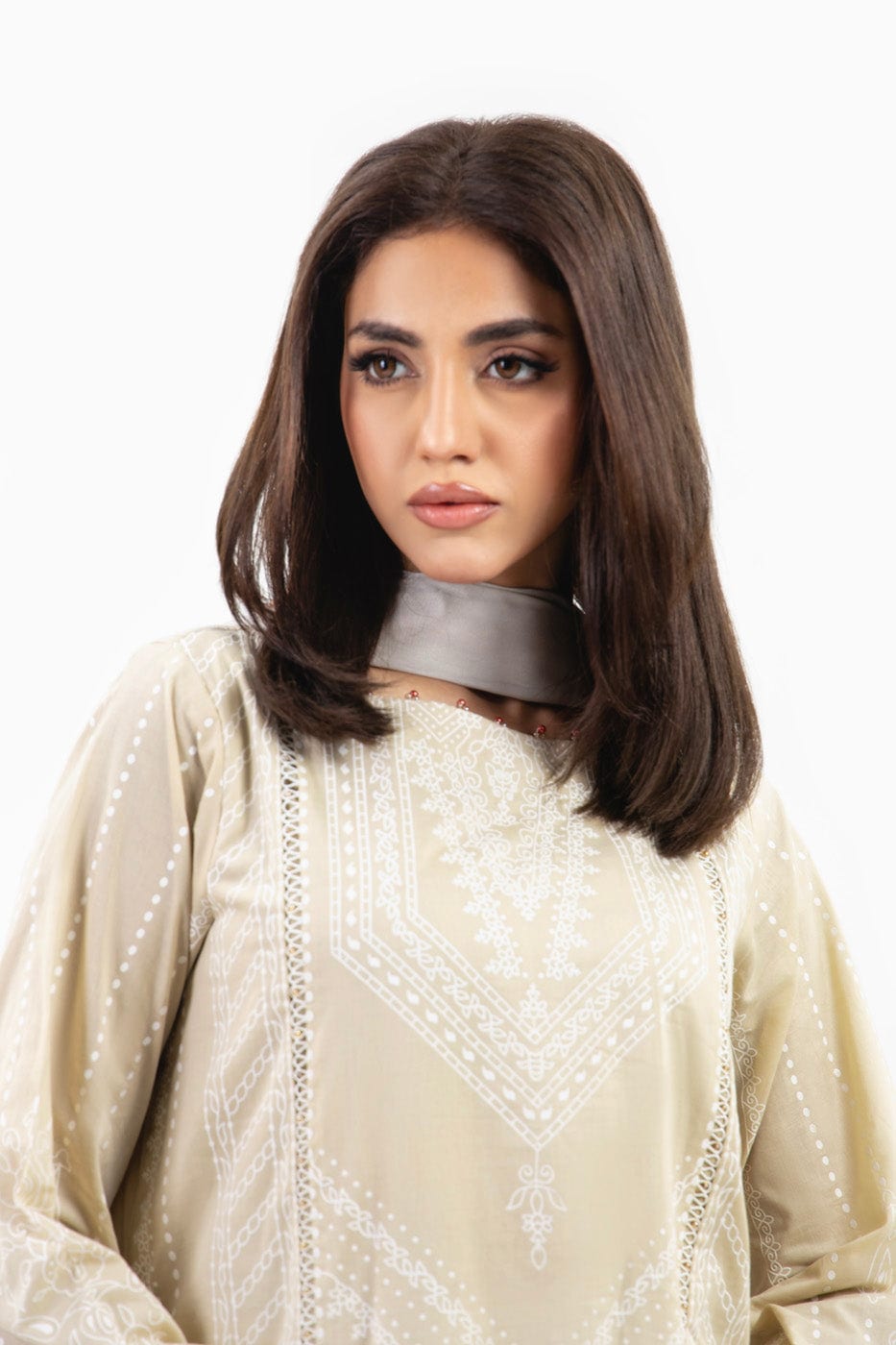 Alkaram | Puff Capsule | JC-04-24-Sand - Official Alkaram stockist in UK - Sakeena London