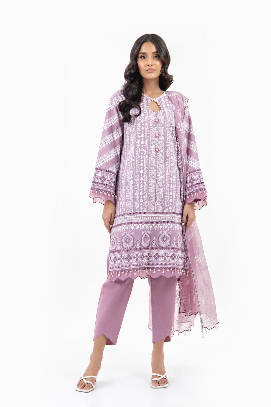 Alkaram | Puff Capsule | JC-06-24-Lilac - Official Alkaram stockist in UK - Sakeena London