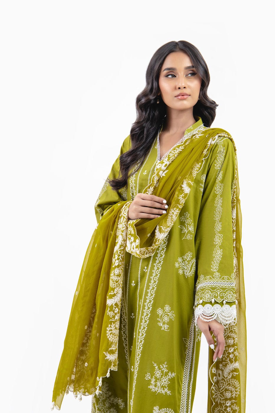 Alkaram | Puff Capsule | JC-08-24-Dhani Green - Official Alkaram stockist in UK - Sakeena London