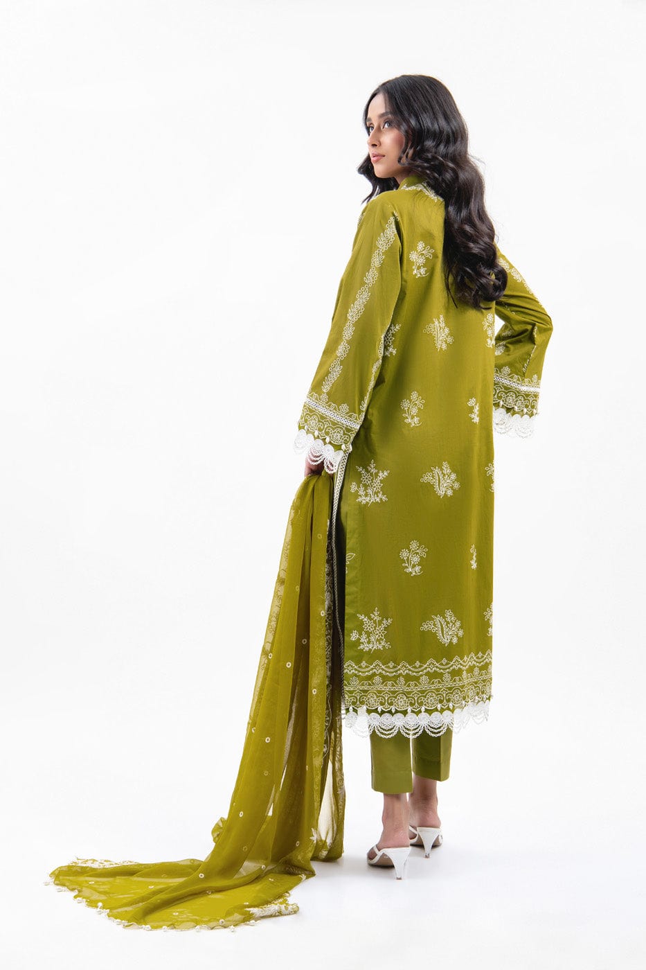 Alkaram | Puff Capsule | JC-08-24-Dhani Green - Official Alkaram stockist in UK - Sakeena London