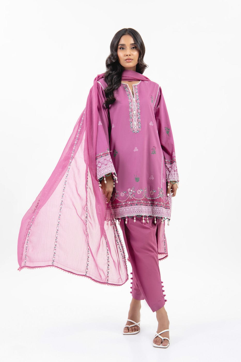 Alkaram | Puff Capsule | JC-10-24-Berry Pink - Official Alkaram stockist in UK - Sakeena London