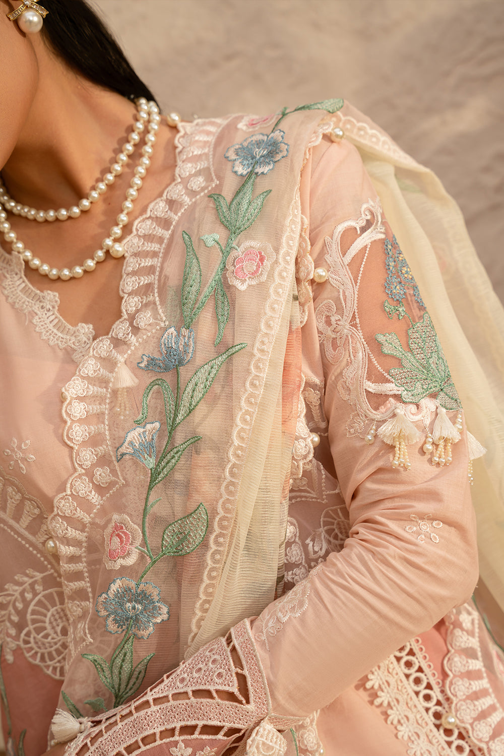 Saira Rizwan | Luxury Lawn 25 | FREYA-SRL25-09 - Official Saira Rizwan stockist in UK - Sakeena London