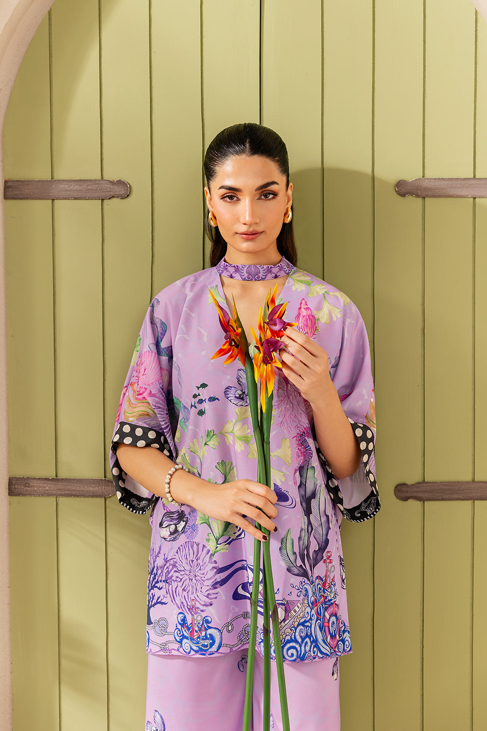 Saira Rizwan | Silk Coords 25 | LILAC LUSH - SRSP-25-10 - Official Saira Rizwan stockist in UK - Sakeena London