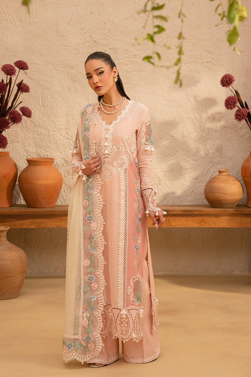 Saira Rizwan | Luxury Lawn 25 | FREYA-SRL25-09 - Official Saira Rizwan stockist in UK - Sakeena London