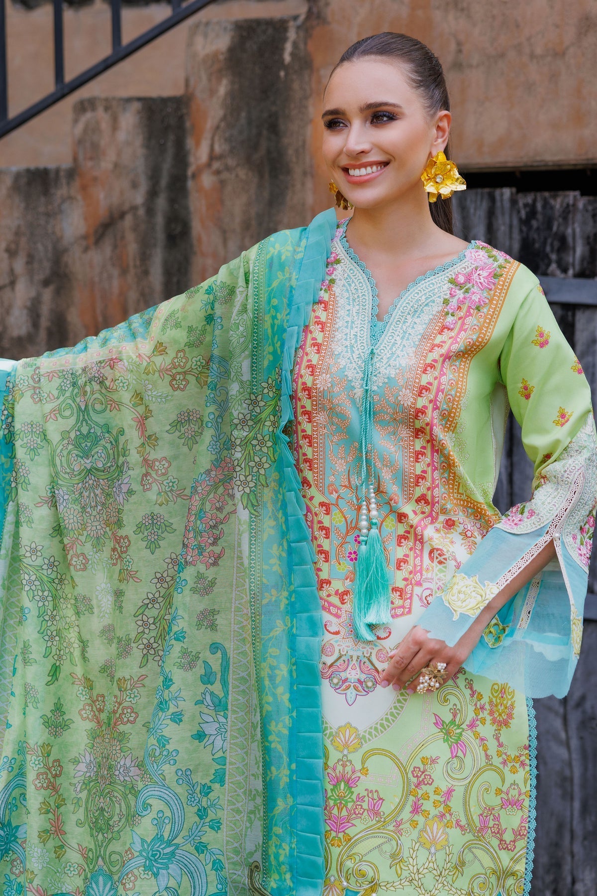 Jade | Bliss Linen 24 | J-05 - Official jade stockist in UK - Sakeena London