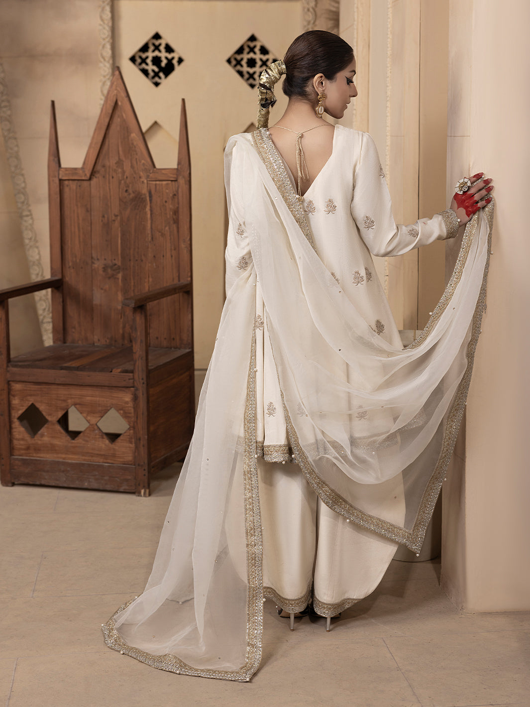 Hem Stitch | Raw Silk Edit 25 | Jahanara - Official Hemstitch stockist in UK - Sakeena London