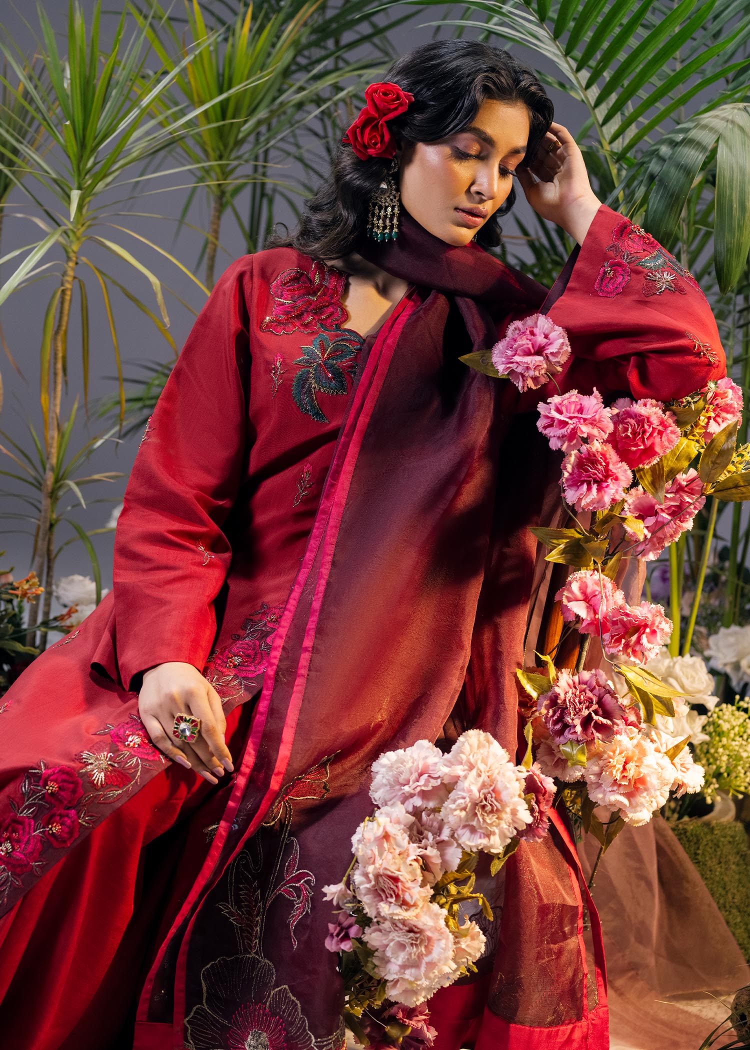 Jamnii | Mystic Garden | Scarlet Dream - Official Jamnii stockist in UK - Sakeena London