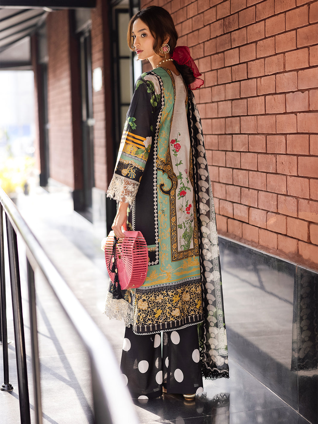 Mahnur | After Hours Luxury Lawn 25 | Jellybean Joy - Official Mahnur stockist in UK - Sakeena London