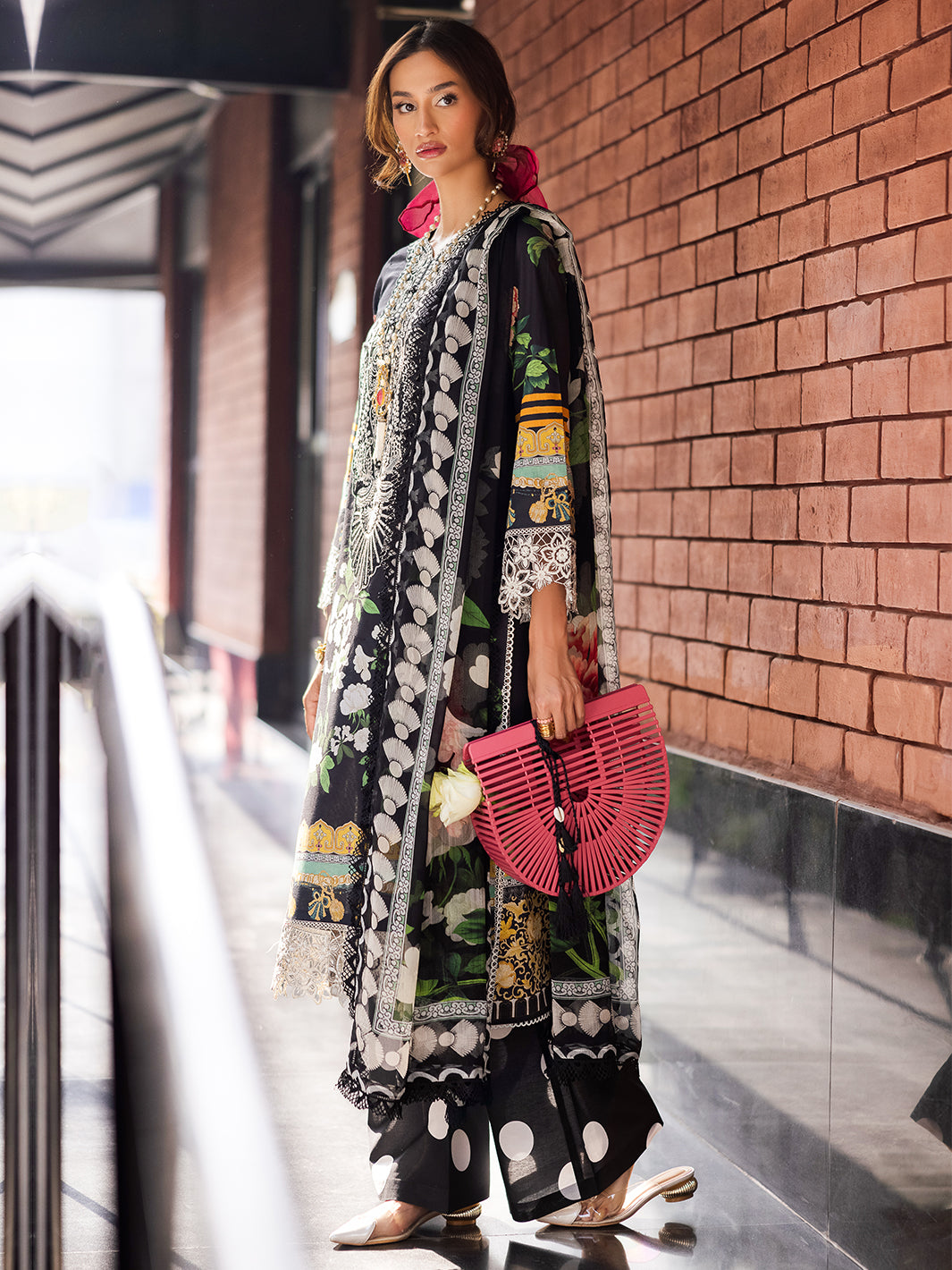 Mahnur | After Hours Luxury Lawn 25 | Jellybean Joy - Official Mahnur stockist in UK - Sakeena London