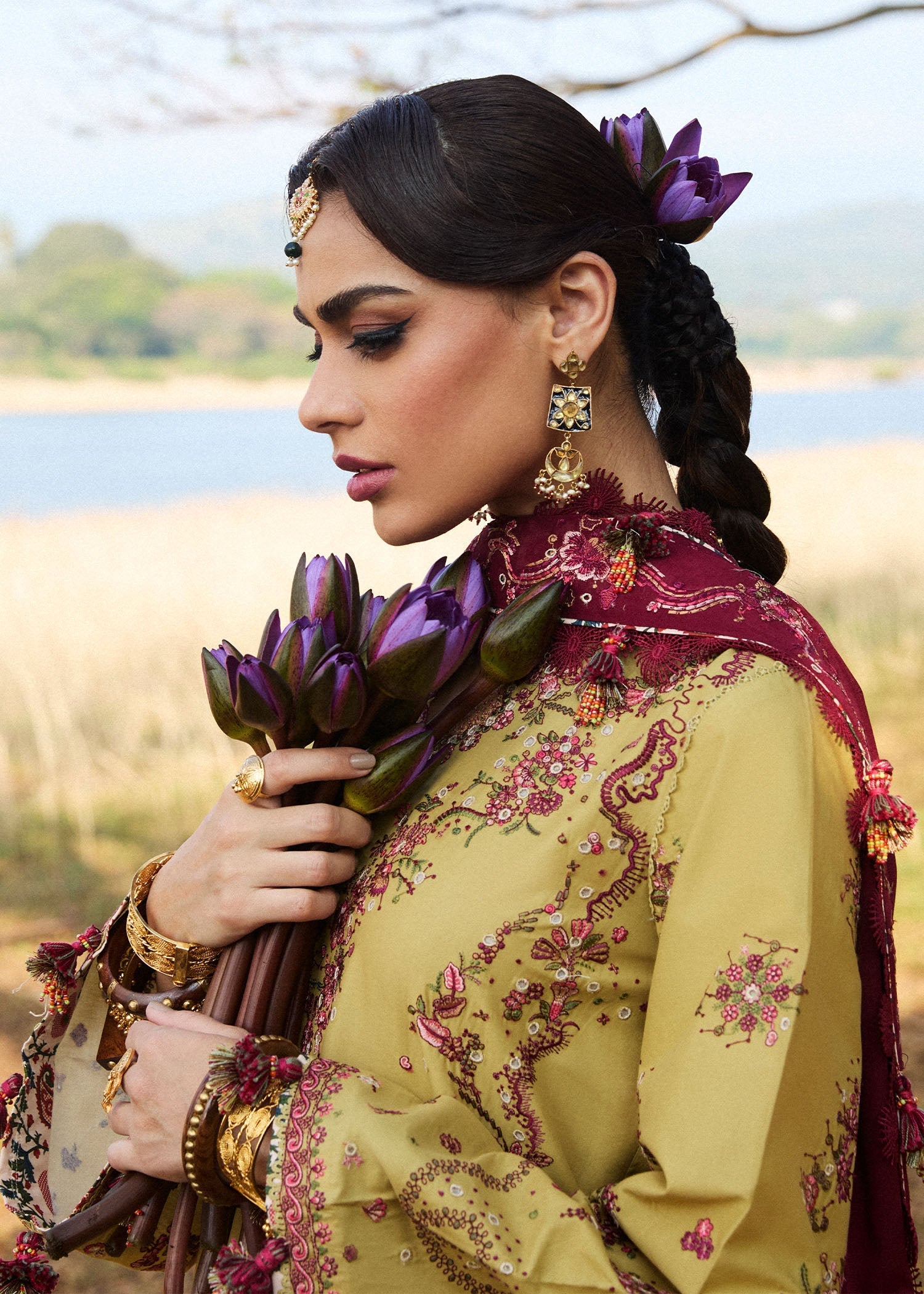 Hussain Rehar | Luxury Lawn 25 | Minted - Official Hussain Rehar stockist in UK - Sakeena London