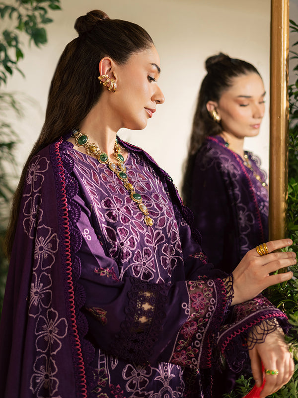 Mahnur | Kaia Slub Linen 25 | K - 01 | 3 PC LINEN - Official Mahnur stockist in UK - Sakeena London