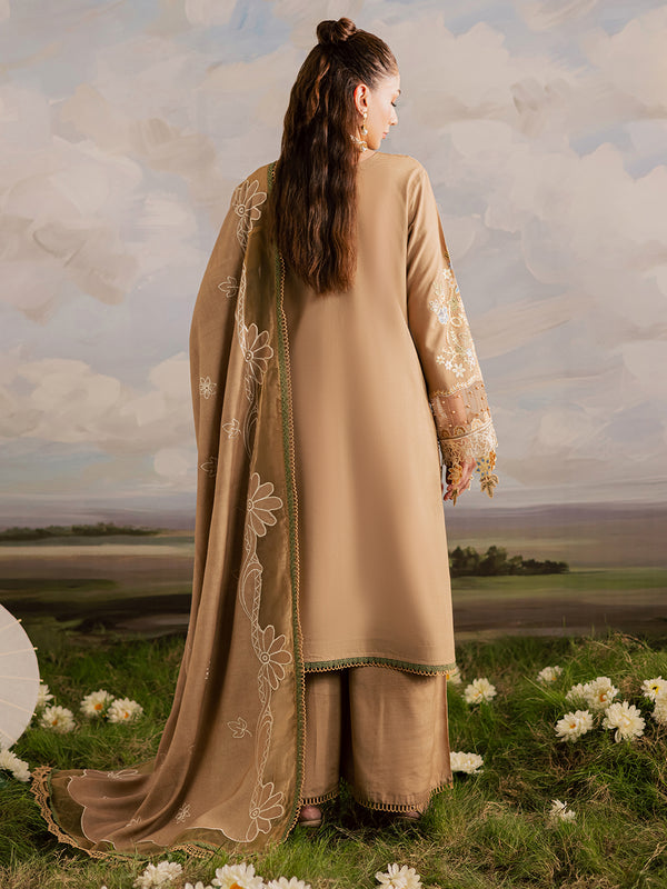 Mahnur | Kaia Slub Linen 25 | K - 04 | 3 PC LINEN - Official Mahnur stockist in UK - Sakeena London