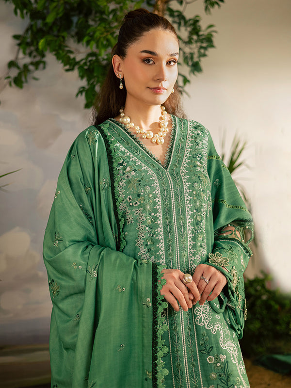 Mahnur | Kaia Slub Linen 25 | K - 05 | 3 PC LINEN - Official Mahnur stockist in UK - Sakeena London