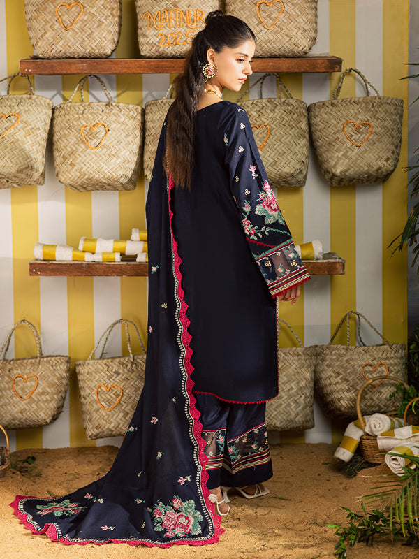Mahnur | Kaia Slub Linen 25 | K - 06 | 3 PC LINEN - Official Mahnur stockist in UK - Sakeena London