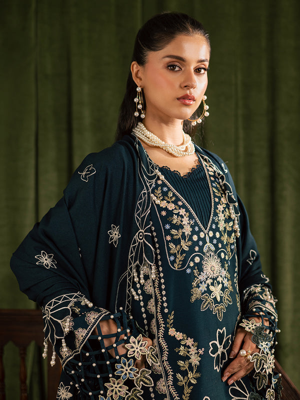 Mahnur | Kaia Slub Linen 25 | K - 07 | 3 PC LINEN - Official Mahnur stockist in UK - Sakeena London