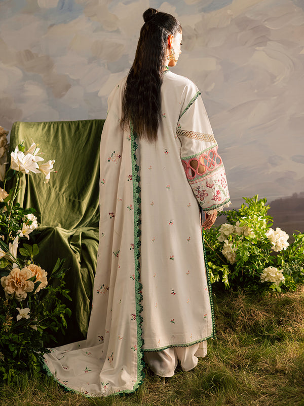 Mahnur | Kaia Slub Linen 25 | K - 11 | 3 PC LINEN - Official Mahnur stockist in UK - Sakeena London