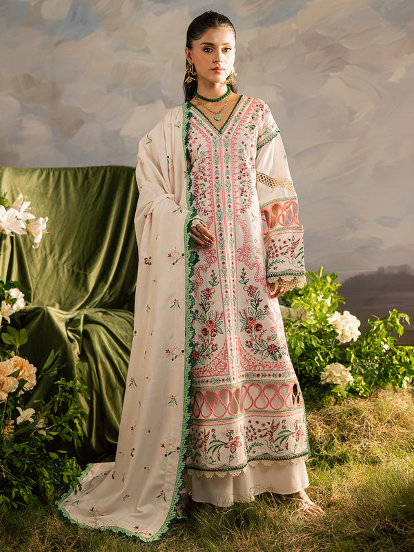 Mahnur | Kaia Slub Linen 25 | K - 11 | 3 PC LINEN - Official Mahnur stockist in UK - Sakeena London