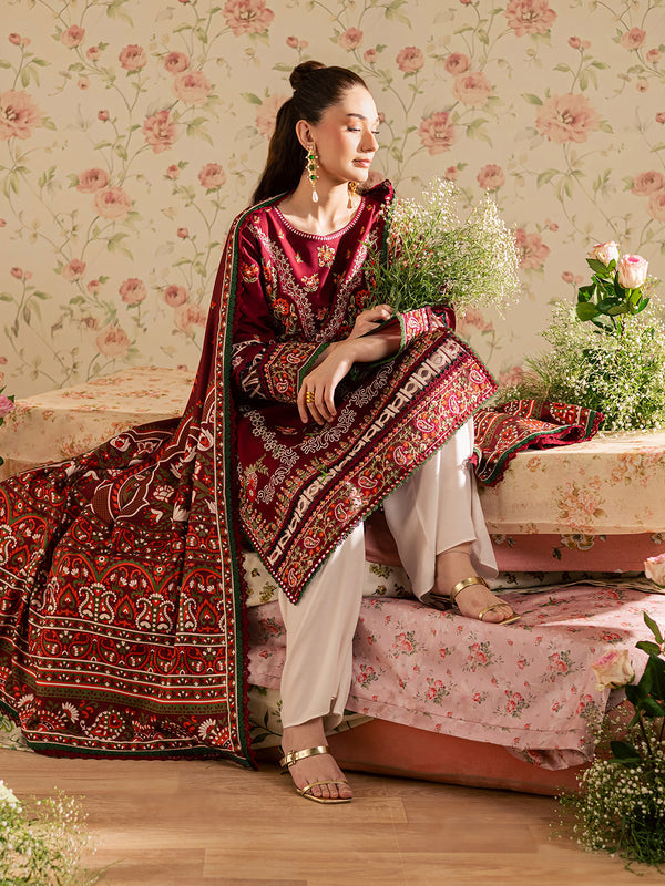 Mahnur | Kaia Slub Linen 25 | K - 12 | 3 PC LINEN - Official Mahnur stockist in UK - Sakeena London