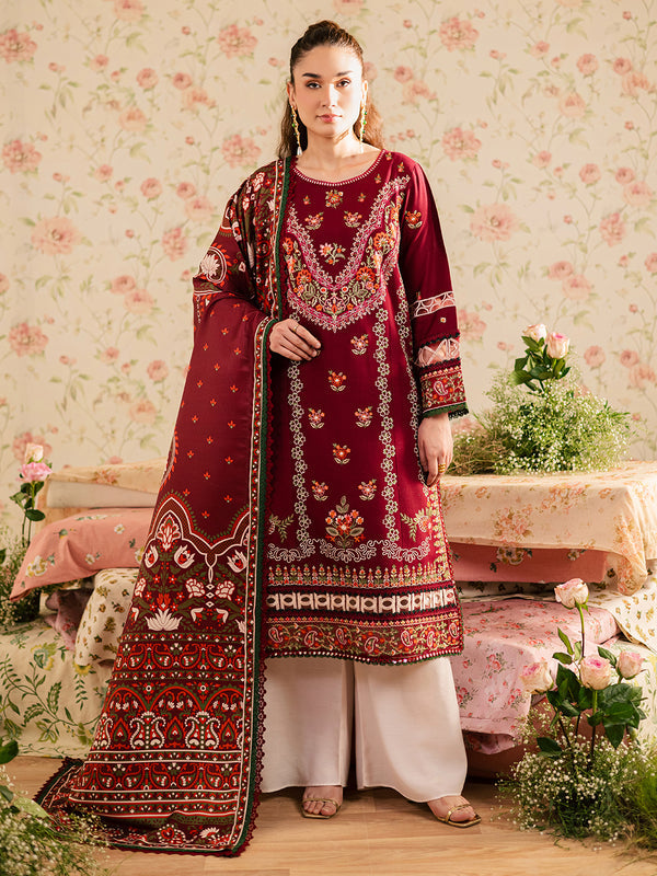 Mahnur | Kaia Slub Linen 25 | K - 12 | 3 PC LINEN - Official Mahnur stockist in UK - Sakeena London