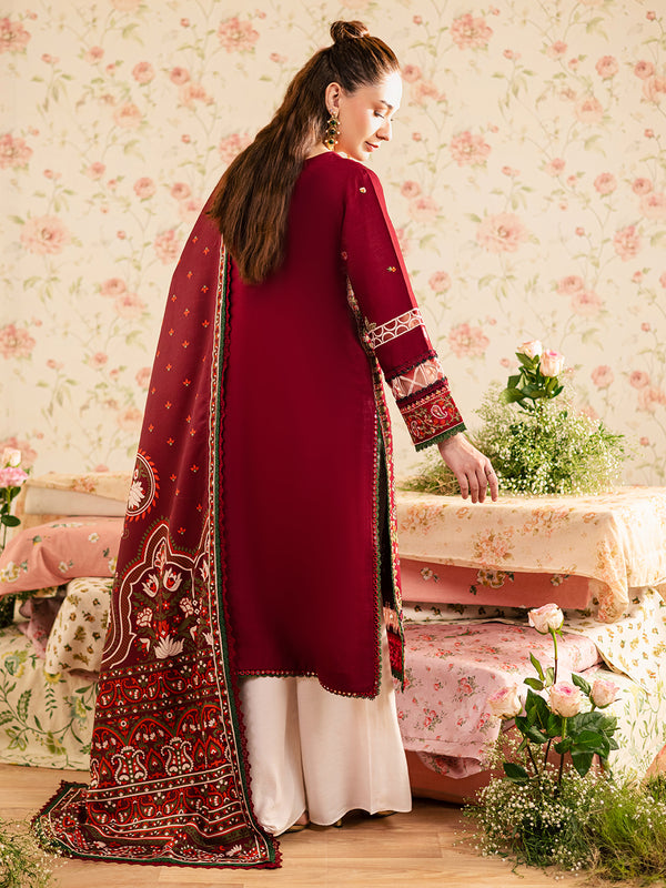 Mahnur | Kaia Slub Linen 25 | K - 12 | 3 PC LINEN - Official Mahnur stockist in UK - Sakeena London